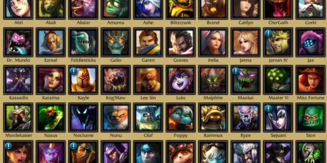 List of league of legends champions