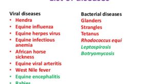 List of common Diseases