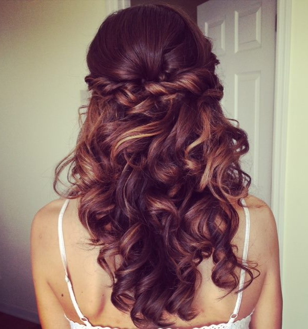 Half Up Half Down Wedding Hairstyle