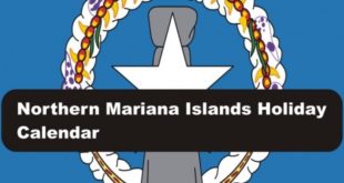 List of government holidays in Northern Mariana Islands 2017