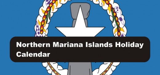 List of government holidays in Northern Mariana Islands 2017