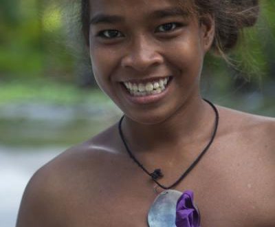 Beautiful girls in Kiribati