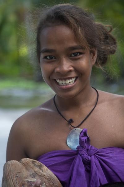 Beautiful girls in Kiribati