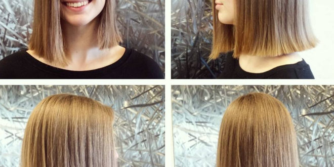 Blunt bob haircut