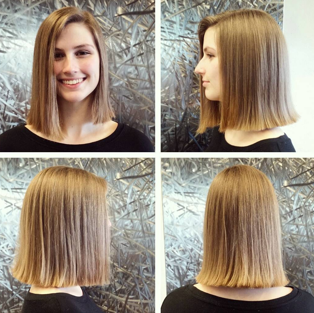 Blunt bob haircut