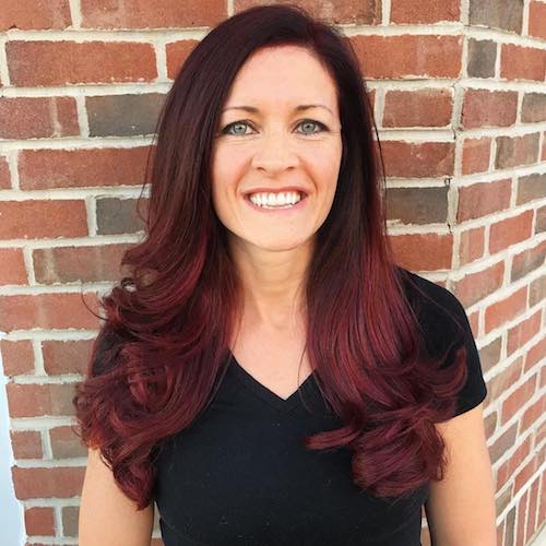 ruby red hair color