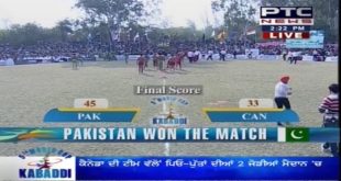 Pakistan Vs Canada Kabaddi Match